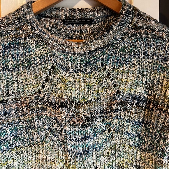 Peruvian Connection La Jolla Chunky Knit Sweater - Picture 4 of 8